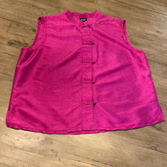 Eileen Fisher Silk Blouse - Size Large - Picture 3 of 8